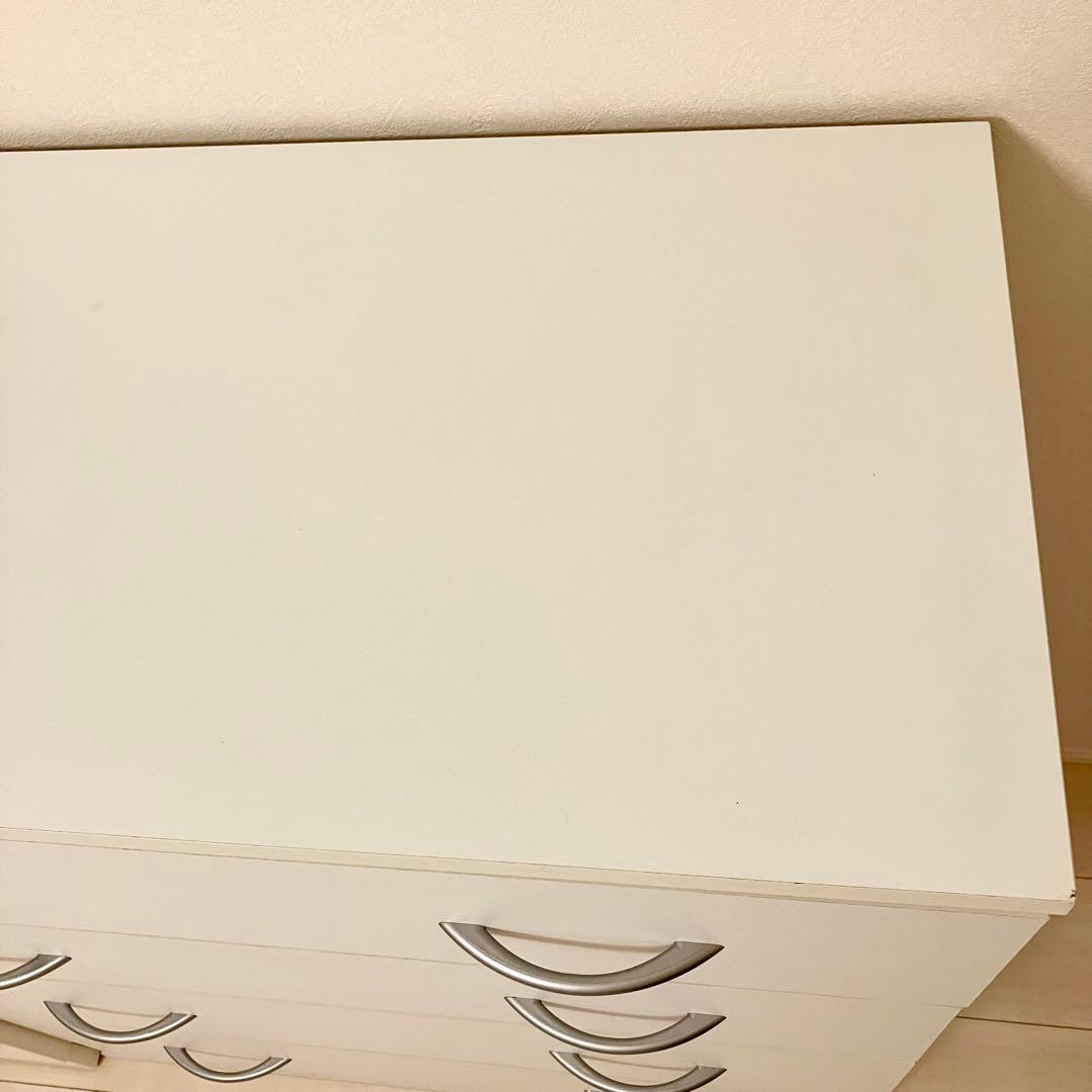 【匿名配送】ニトリ 4段チェスト NTHP CH9080 WH ホワイト 白