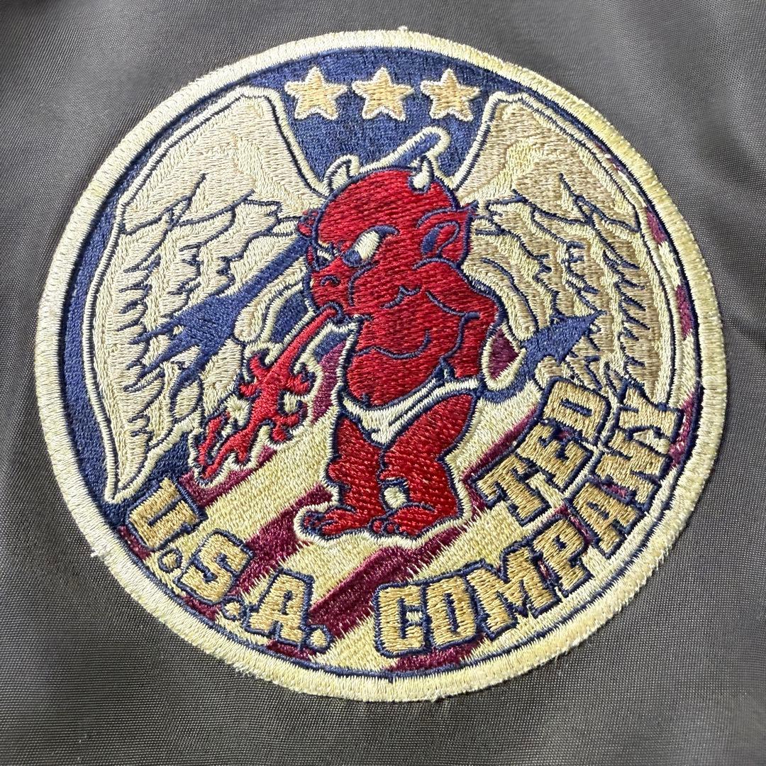 【美品】テッドマン Limited MA-1 フライトジャケット L 超短丈