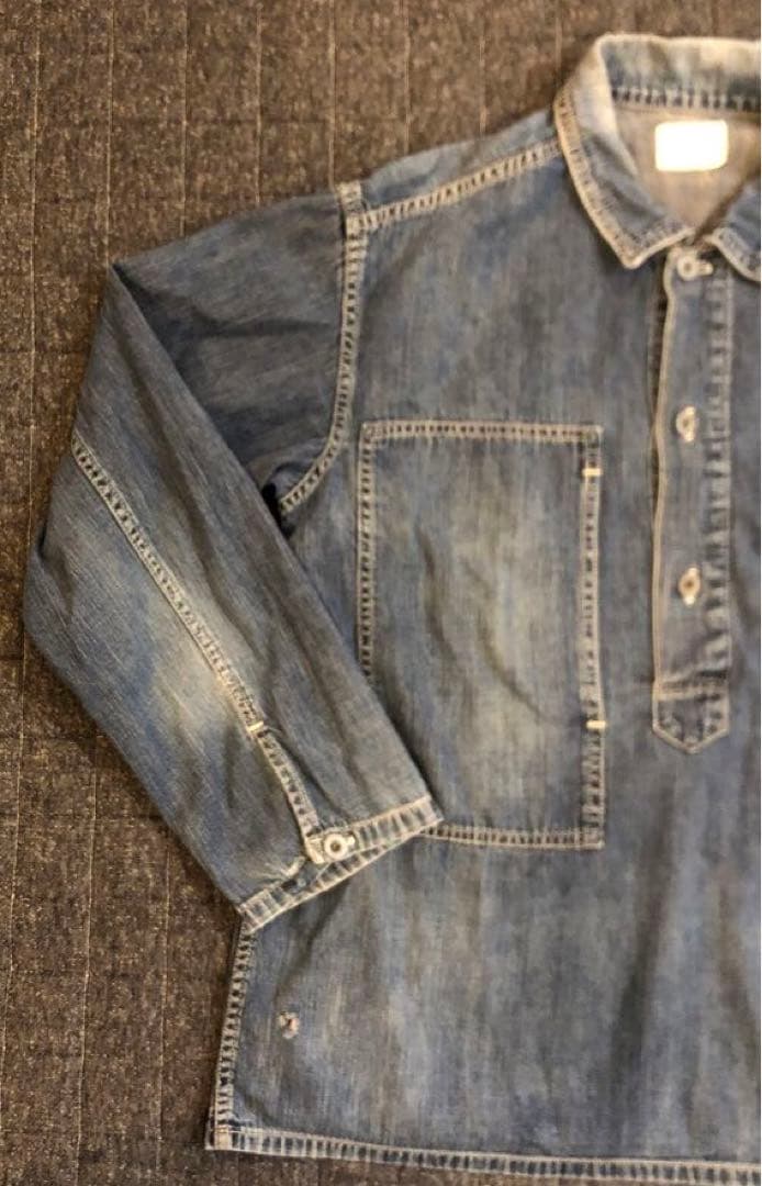 US ARMY M-35 米軍　デニム　プルオーバー　インディゴ