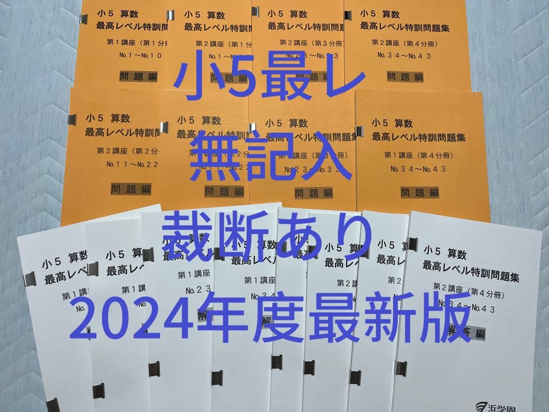 浜学園　小5算数最高レベル特訓問題集