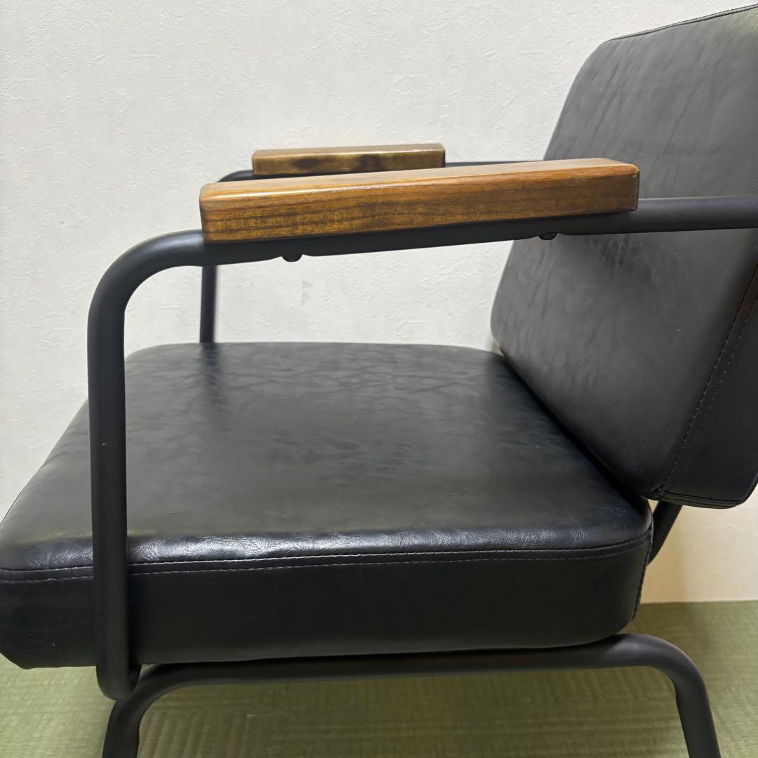 ダイニングチェア　ダイニングソファー　黒　ブラック　バーネイションソファ