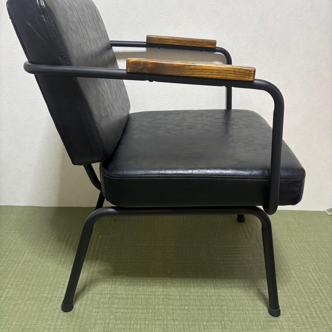 ダイニングチェア　ダイニングソファー　黒　ブラック　バーネイションソファ