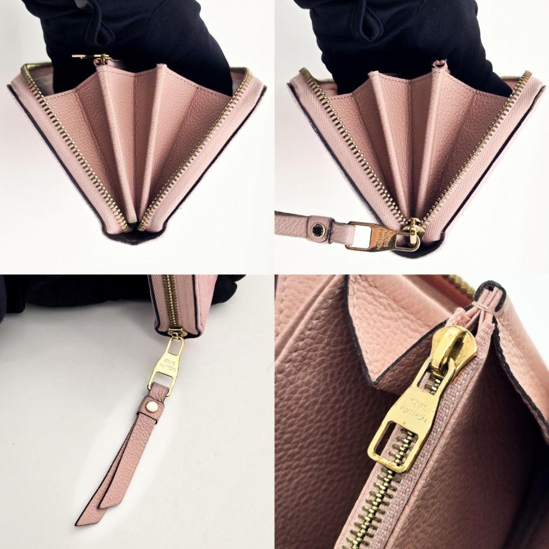 ルイヴィトン 長財布 アンプラント ジッピーウォレット 新型 ピンク A675