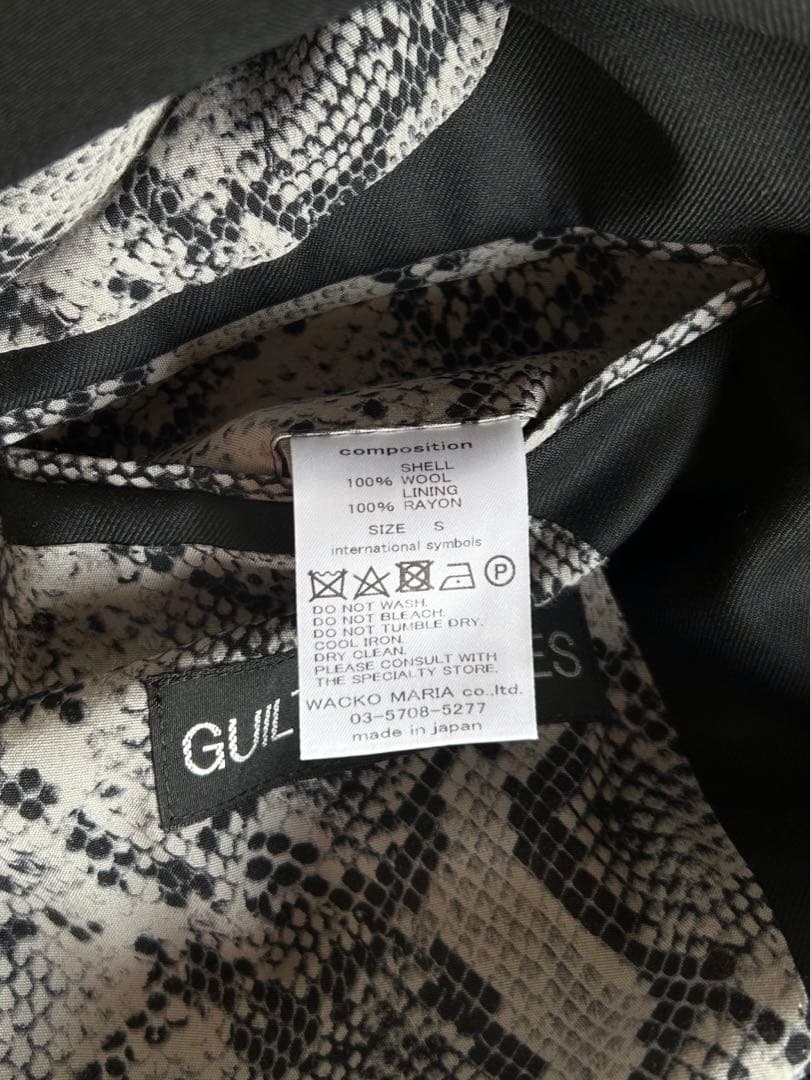 WACKO MARIA ワコマリア UNCONSTRUCTED JACKET