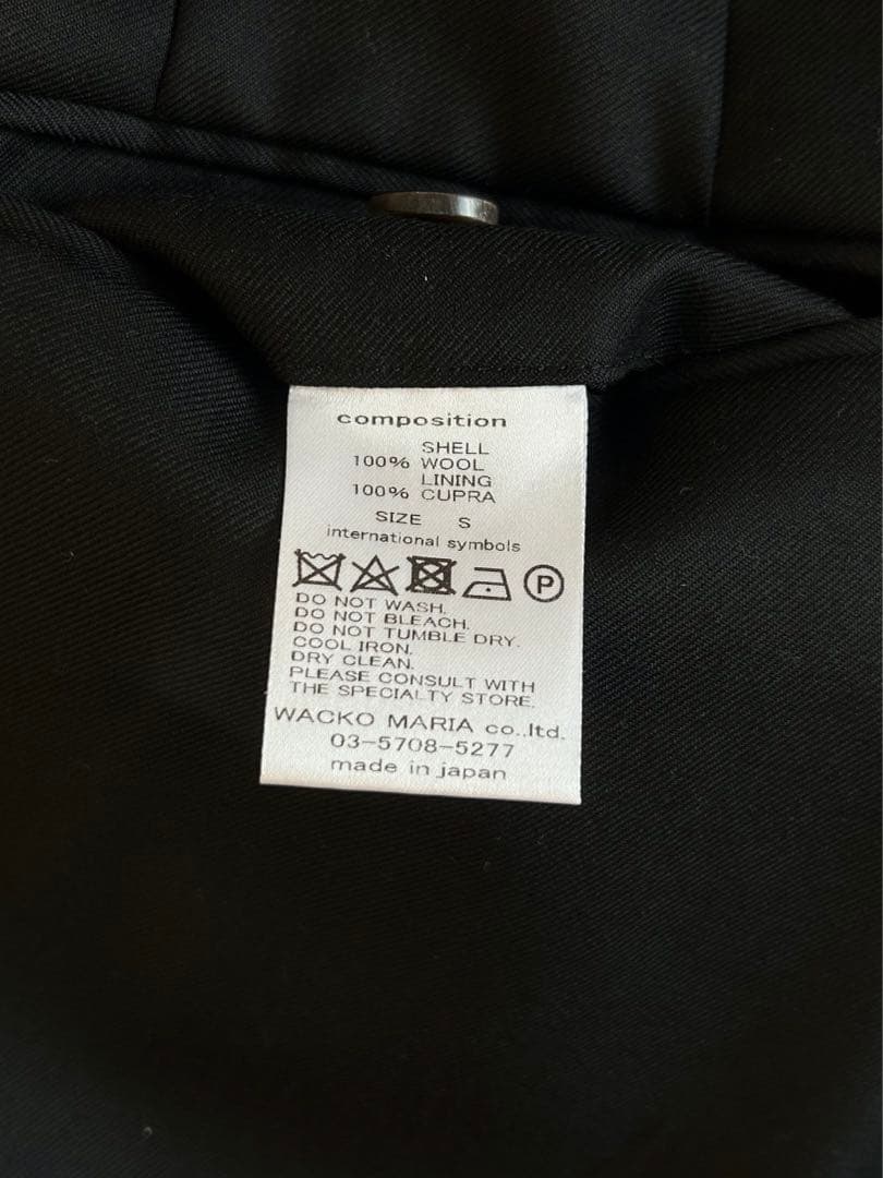 WACKO MARIA ワコマリア UNCONSTRUCTED JACKET