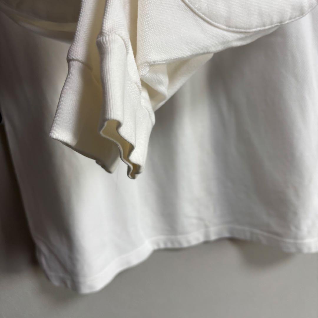 黒白POLO ポロ Ralph Lauren ラルフローレン 長袖ラガーシャツM