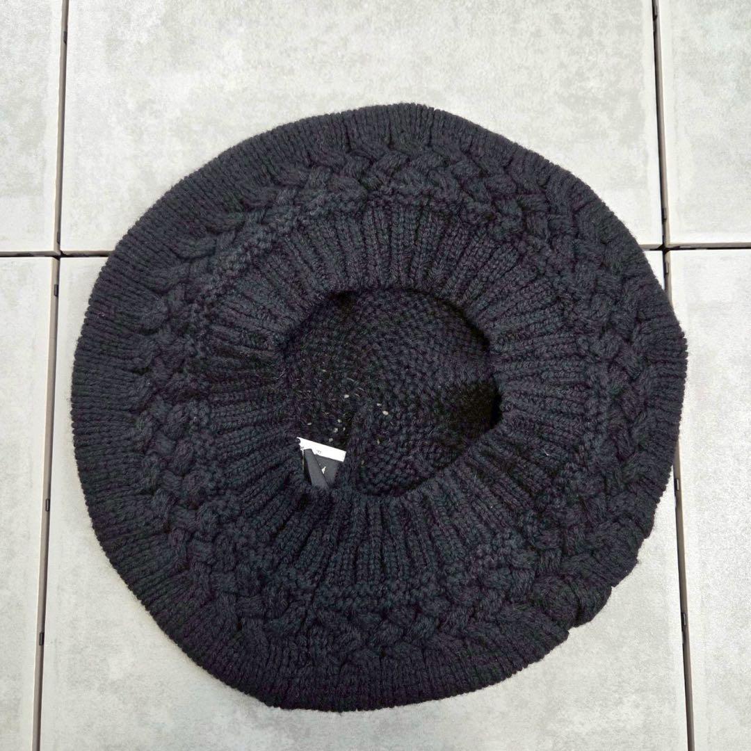 Y's KNITTED LAMBSWOOL BERET ワイズ ニット ベレー帽