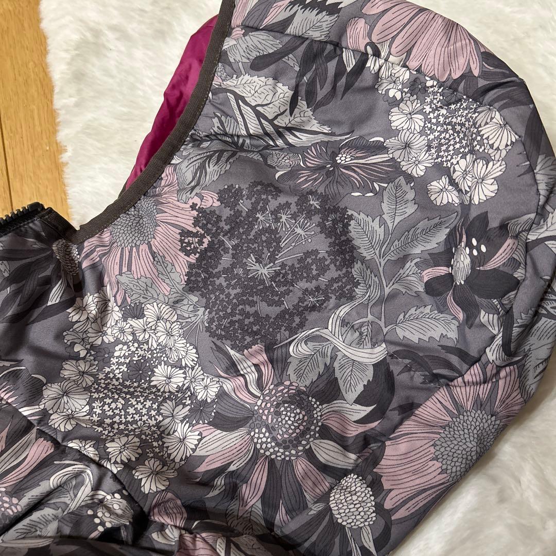 パール　ミズノ× リバティ　フード付き　ダウンベスト