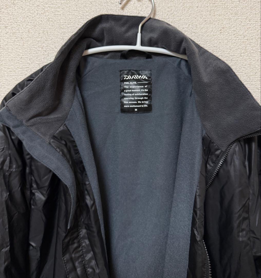 ダイワ　ジャケット　インナージャケット付き　メンズM 腕ロゴ　ゴアテックス　黒