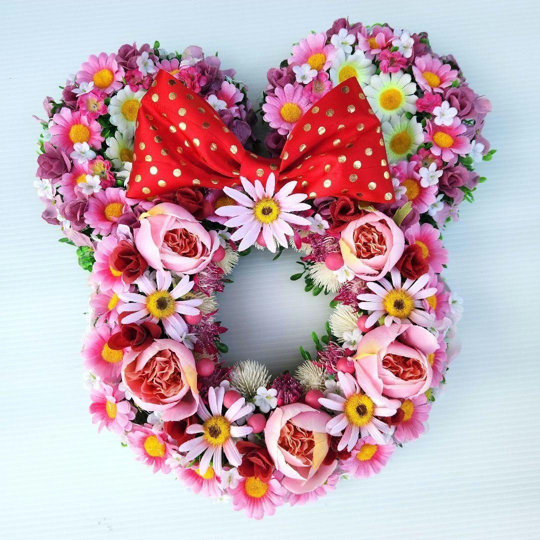 リバーサイド　ボックスアレンジ166フルーツ、リース303ミニー風