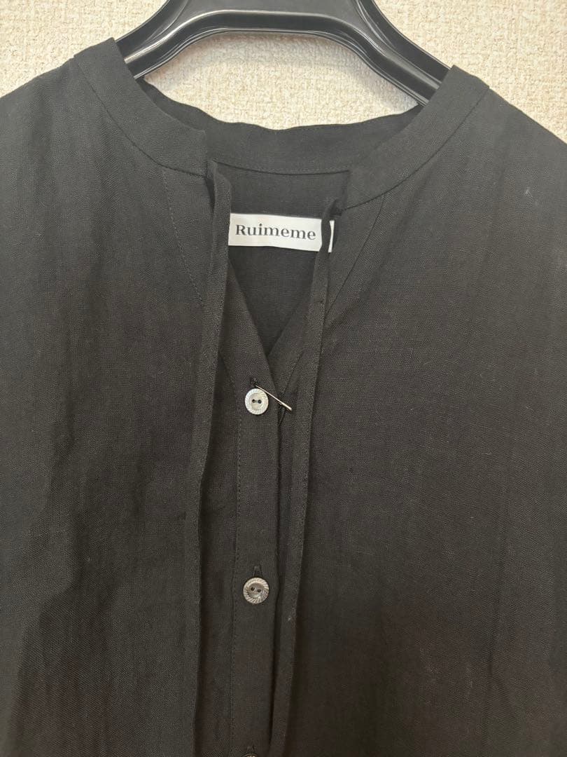 ruimeme リネンワンピース　21034005 overlap dress