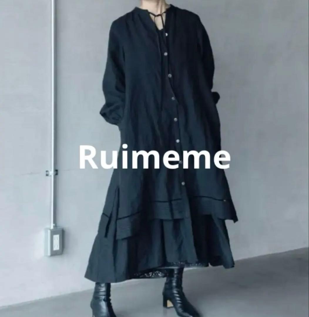 ruimeme リネンワンピース　21034005 overlap dress