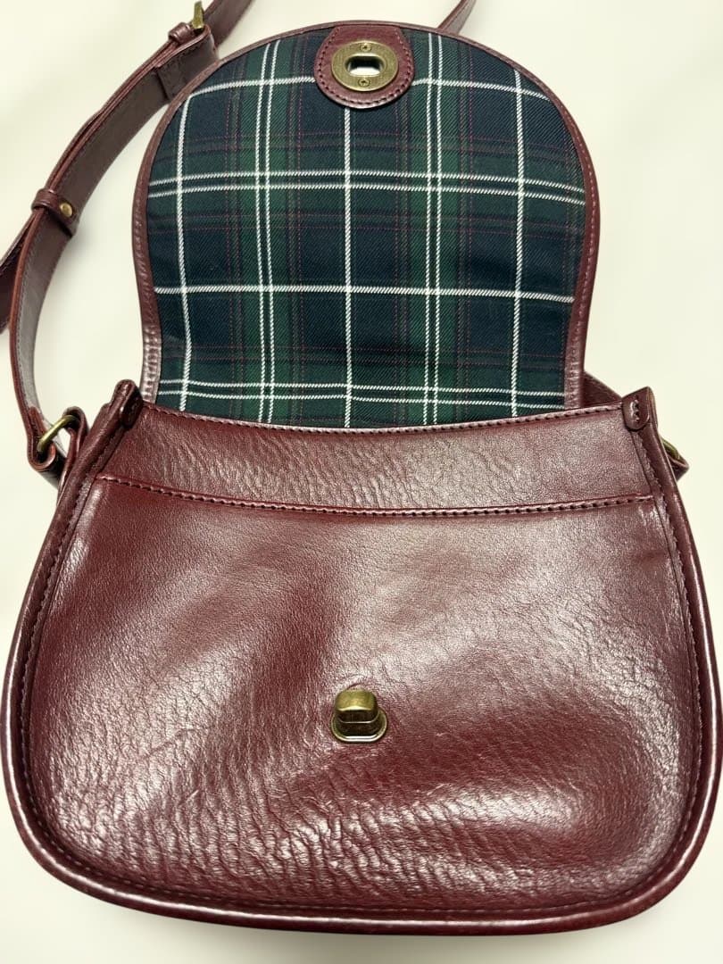 ゆべし×Dakotaショルダーバッグ トゥルネ　ワイン