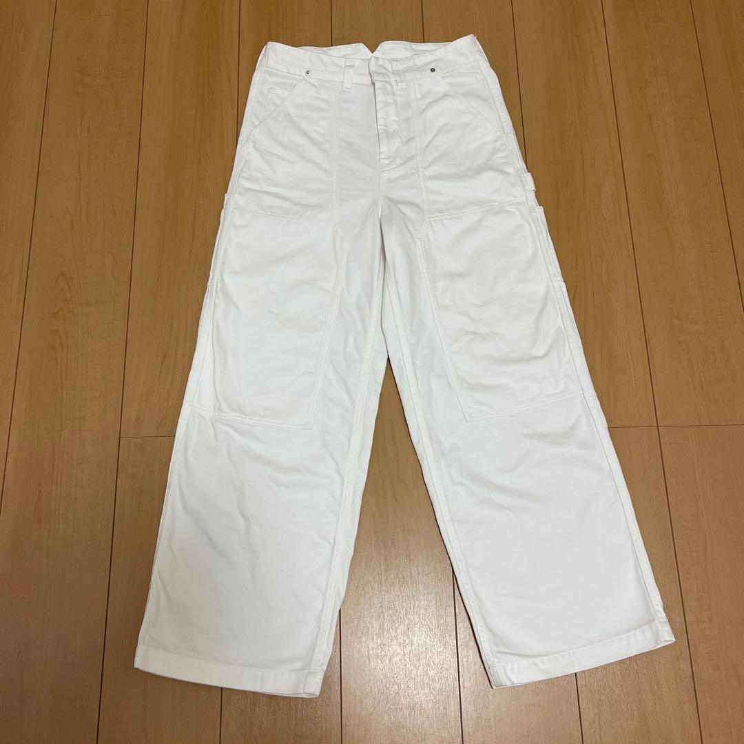 【UNION LAUNCH】ユニオンランチ ホワイトペインターパンツ XS 白