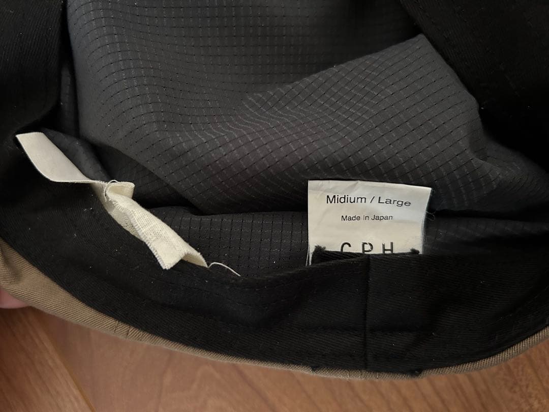 CPH 575WG CASQUETTE/575ウールギャバジンキャスケット