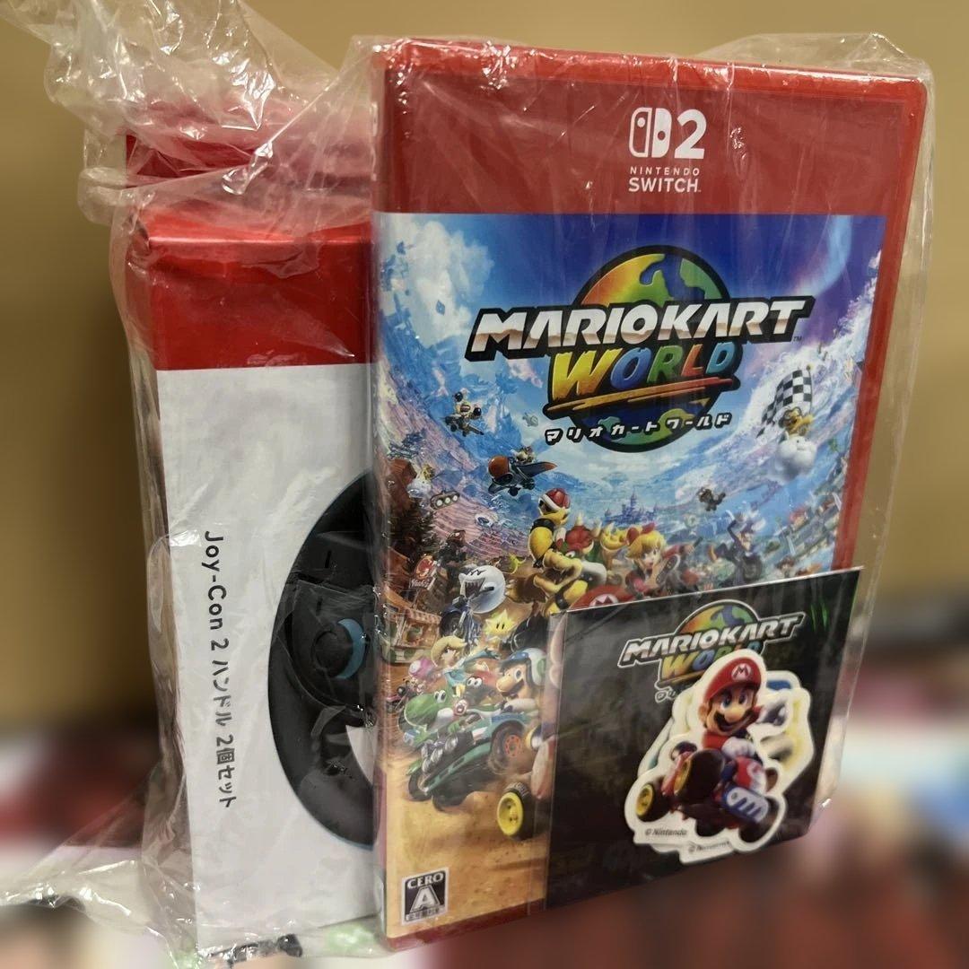 マリオカート ワールド -Switch2 & Joy-Con 2 ハンドルセット
