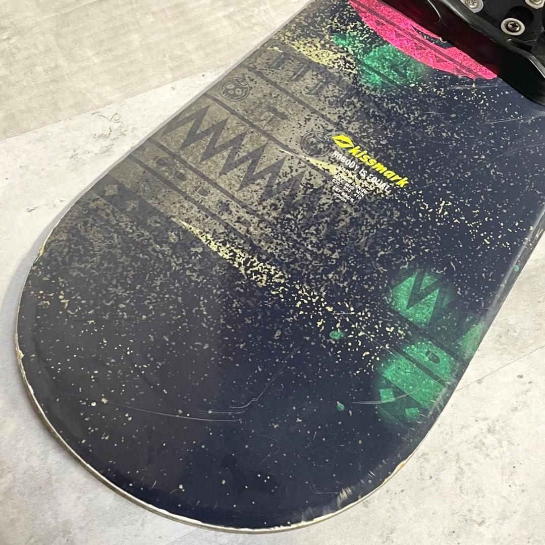 スノーボードセット キスマーク CITYCORALROCKER 2点 155cm