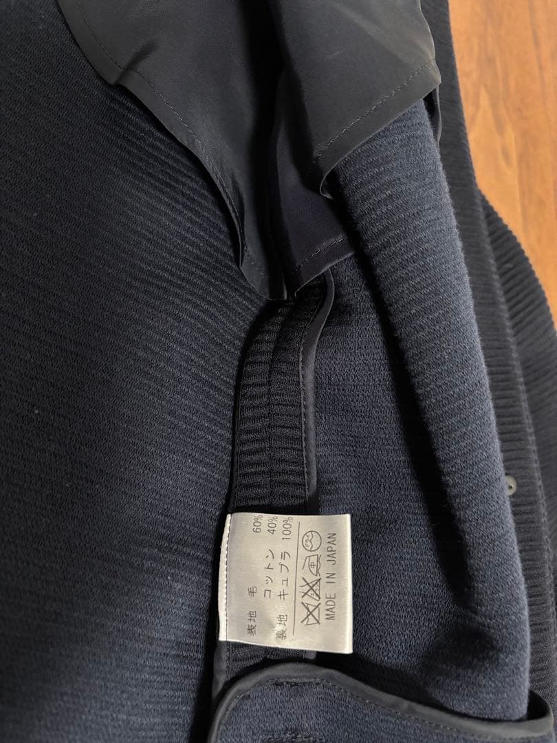 超美品☆大特価☆1点限定【Leilian】濃紺の大きなボタンが素敵なコート 9号