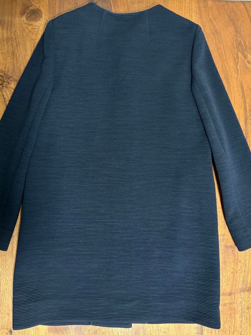 超美品☆大特価☆1点限定【Leilian】濃紺の大きなボタンが素敵なコート 9号