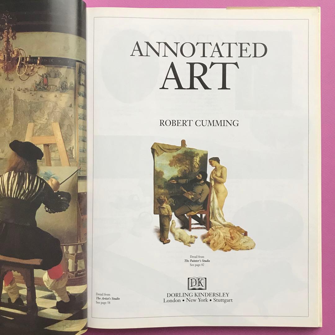 洋書 ANNOTATED ART by ROBERT CUMMING