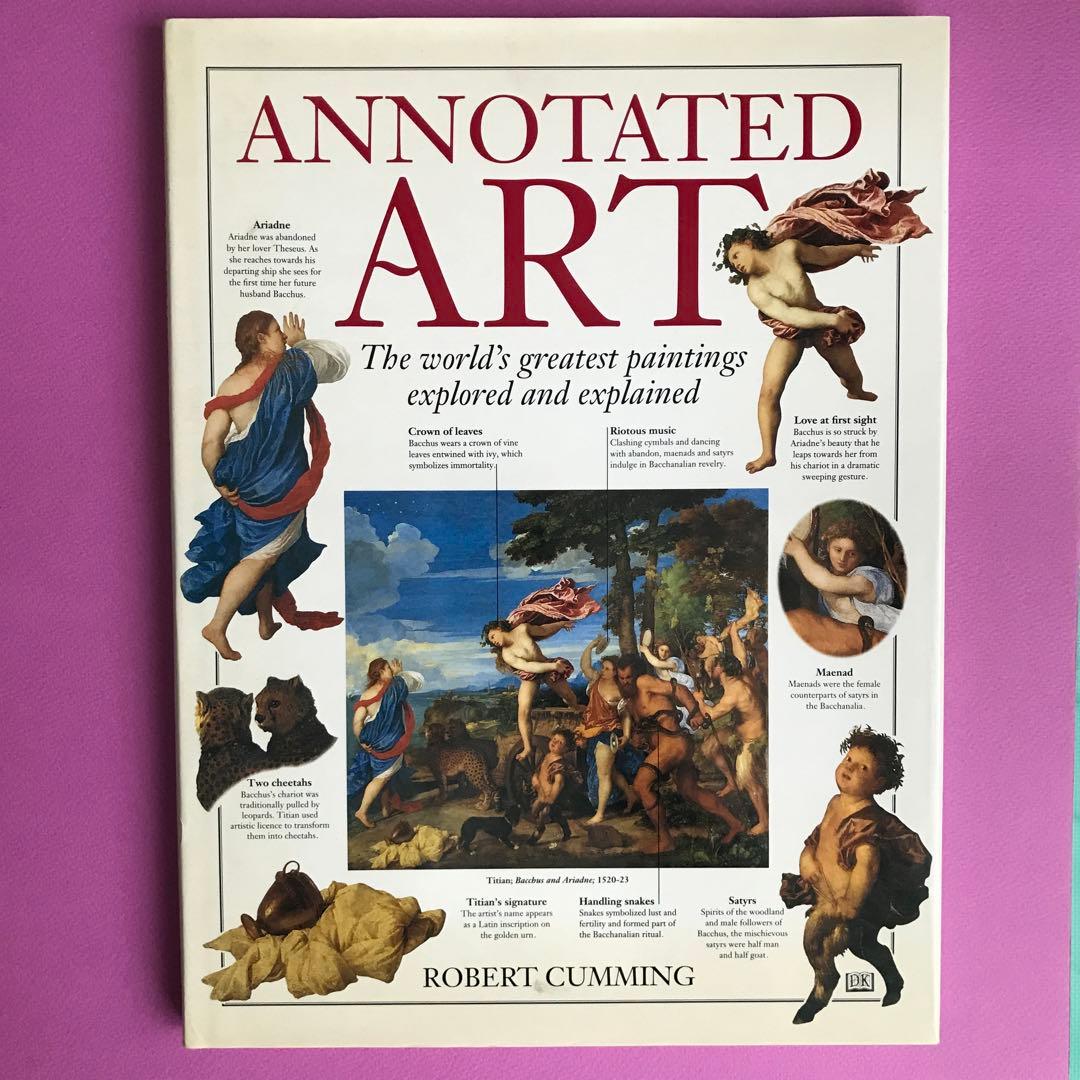 洋書 ANNOTATED ART by ROBERT CUMMING