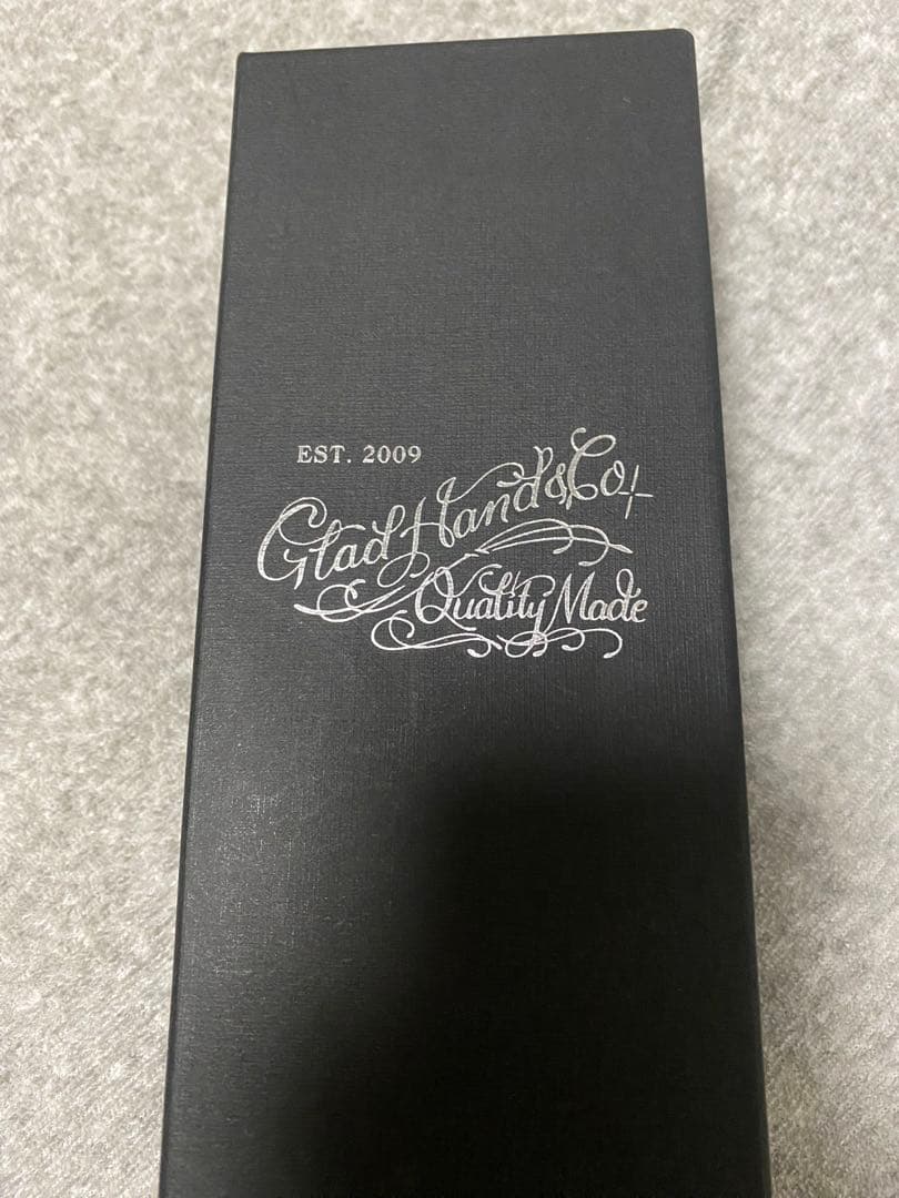 GLAD HAND & CO.ジャガードサスペンダーネイビー