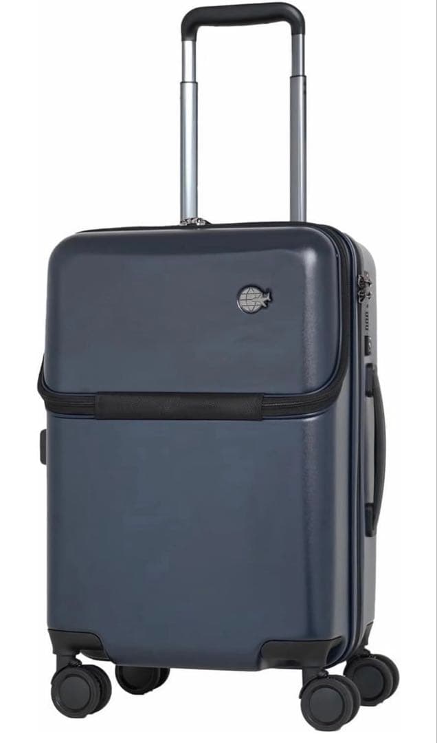 TRAVEL EARTH スーツケース　Sサイズ　37L ネイビー　紺色