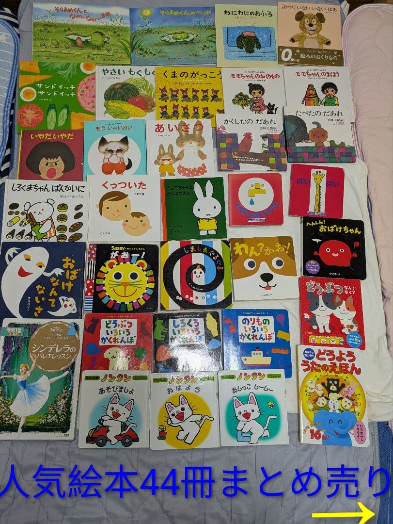 1日限定!人気絵本赤ちゃん0歳〜読み聞かせしかけ絵本音が出る絵本44冊まとめ売り