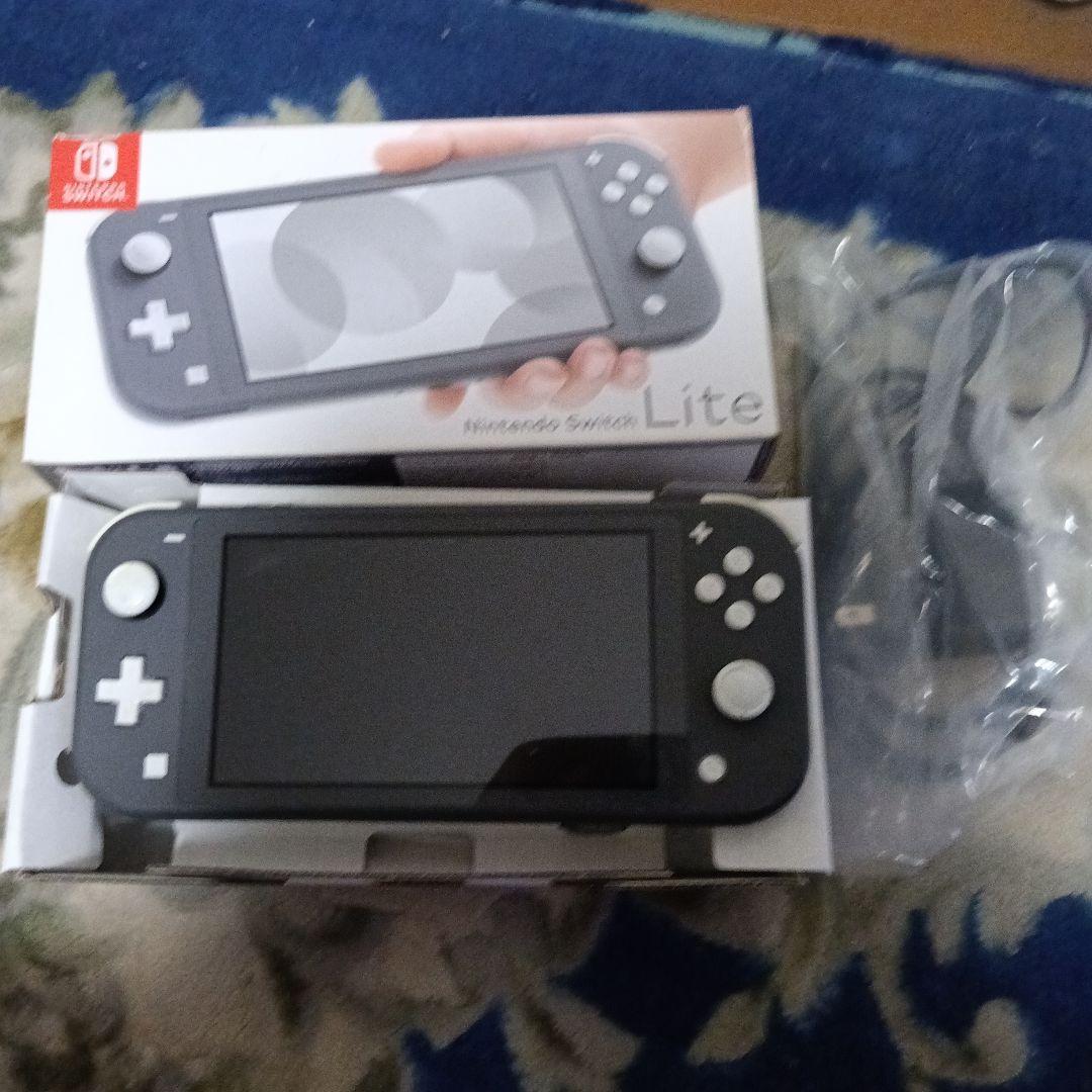 Nintendo Switch Lite グレー、美品