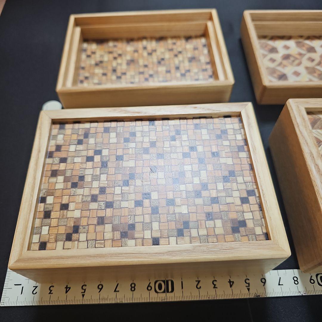 【値下げ】大田木工 OTA MOKKO 箱根寄木細工 木製箱 2セット