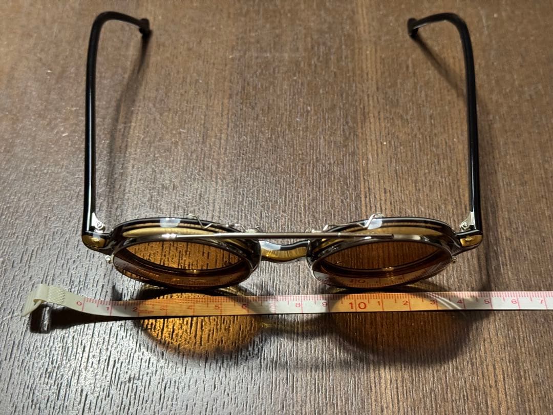【美品】白山眼鏡店　FLIP-UP FRONT(べっ甲フレーム)