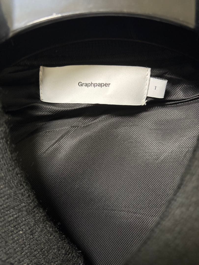 ジャケット・アウター Graphpaper Light Melton Stadium jacket