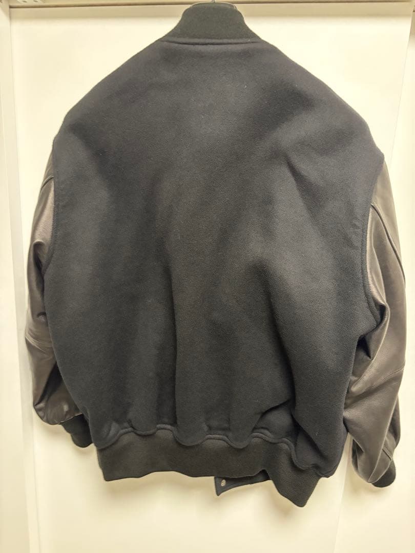 ジャケット・アウター Graphpaper Light Melton Stadium jacket