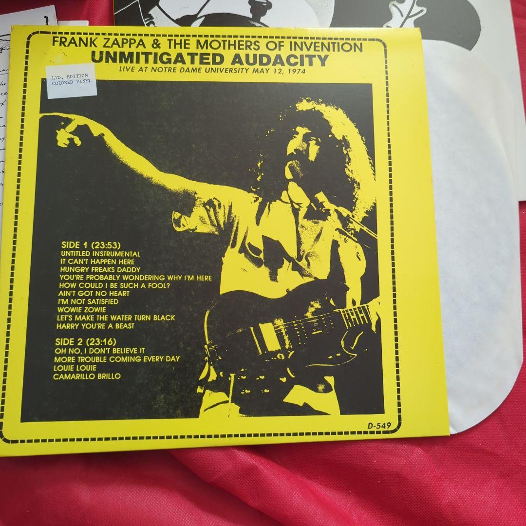 y*y様 希少　FRANK ZAPPA BEAT THE BOOTS! 限定LP