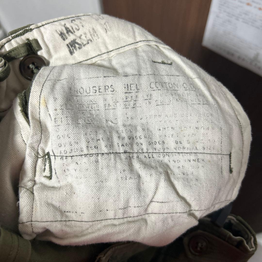 実物 40's US.ARMY M-43field trousers