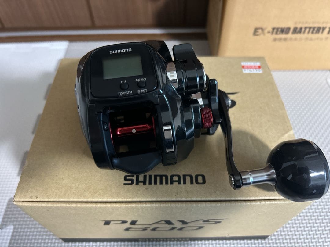 SHIMANO PLAYS 600 電動リール + バッテリー