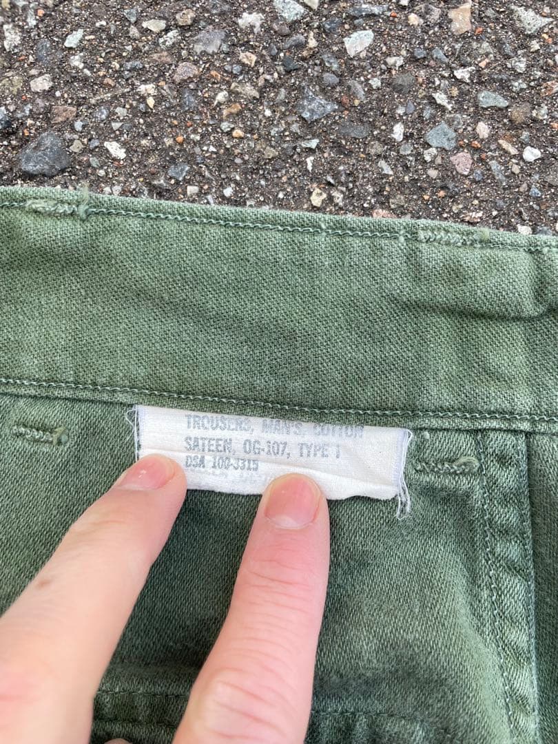 60's OG-107 ファティーグパンツ ベイカーパンツ 実寸31×29