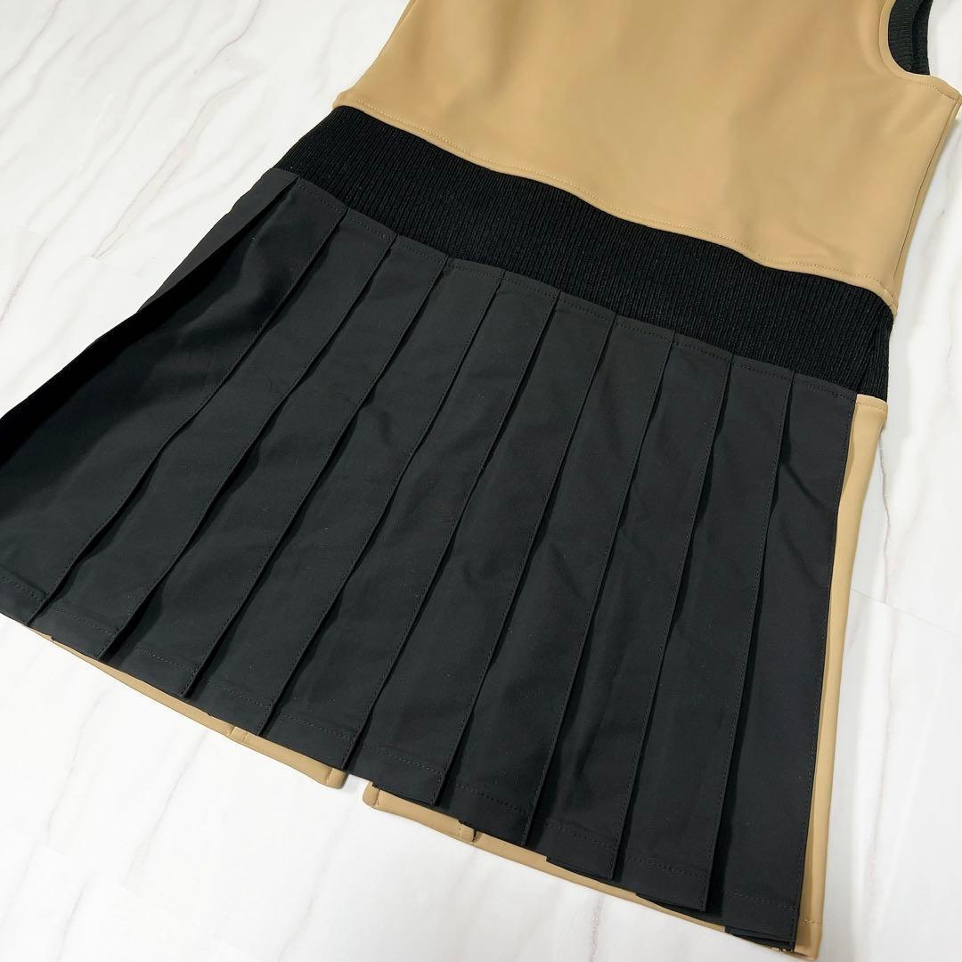 《未使用品》muta MARINE GOLF ナイロンジャージニットワンピース