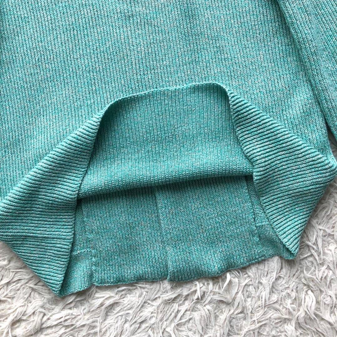 【現行未使用級 リネンコットン】イザイア　ニットテーラードジャケット　イタリア製