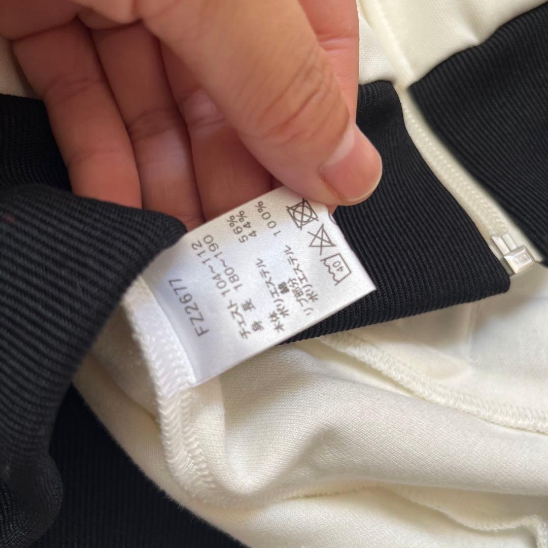 希少フレッドペリー ジップアップ　トラックジャケット ホワイト/ブラック