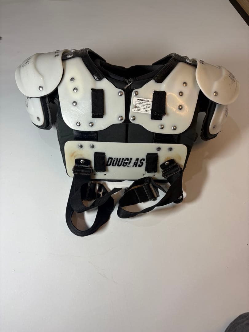 DOUGLAS ショルダーパッド XSホワイト/ブラック