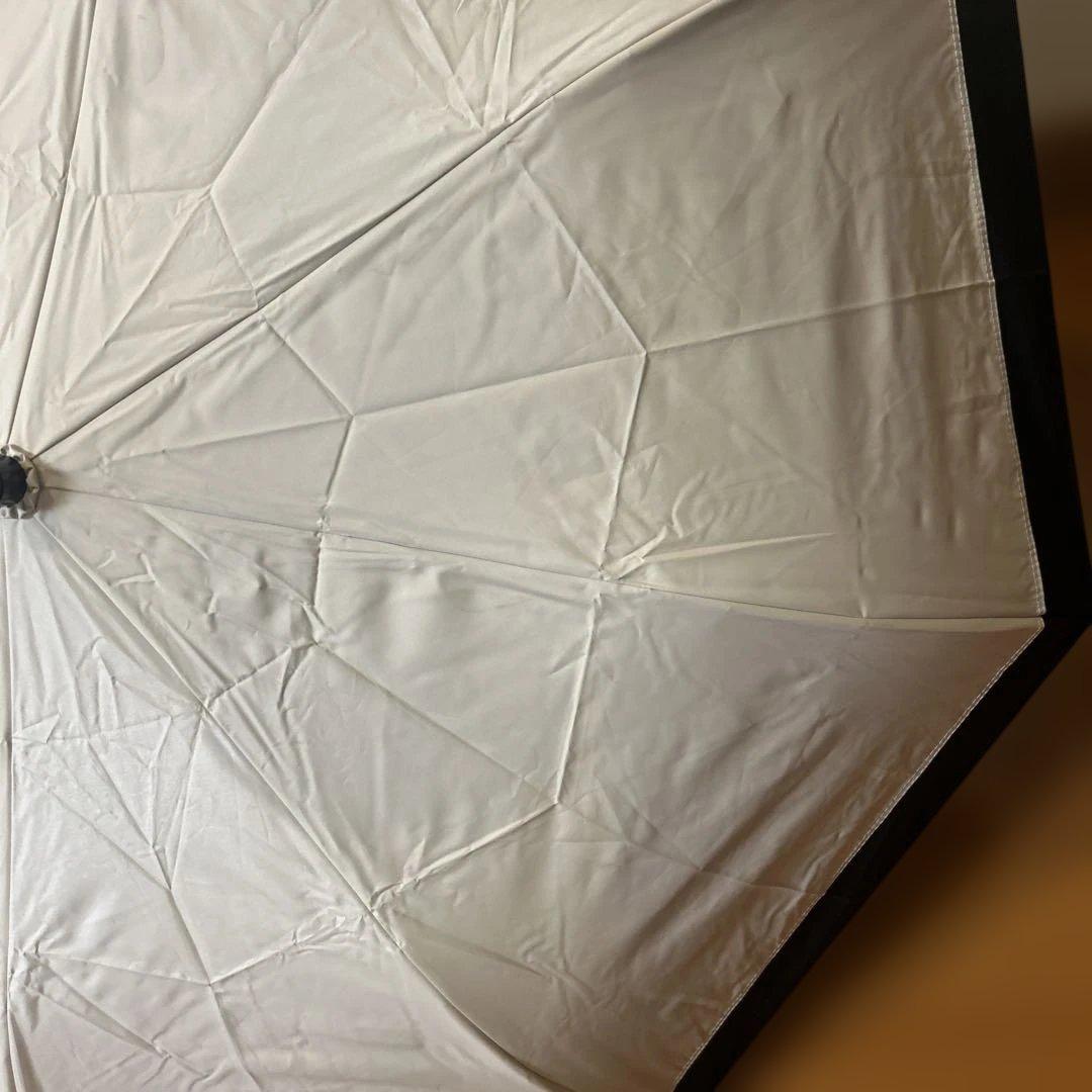 芦屋ロサブラン　日傘　２段折　ミドル　コンビ　曲がり手元　大きめ　簡単開閉