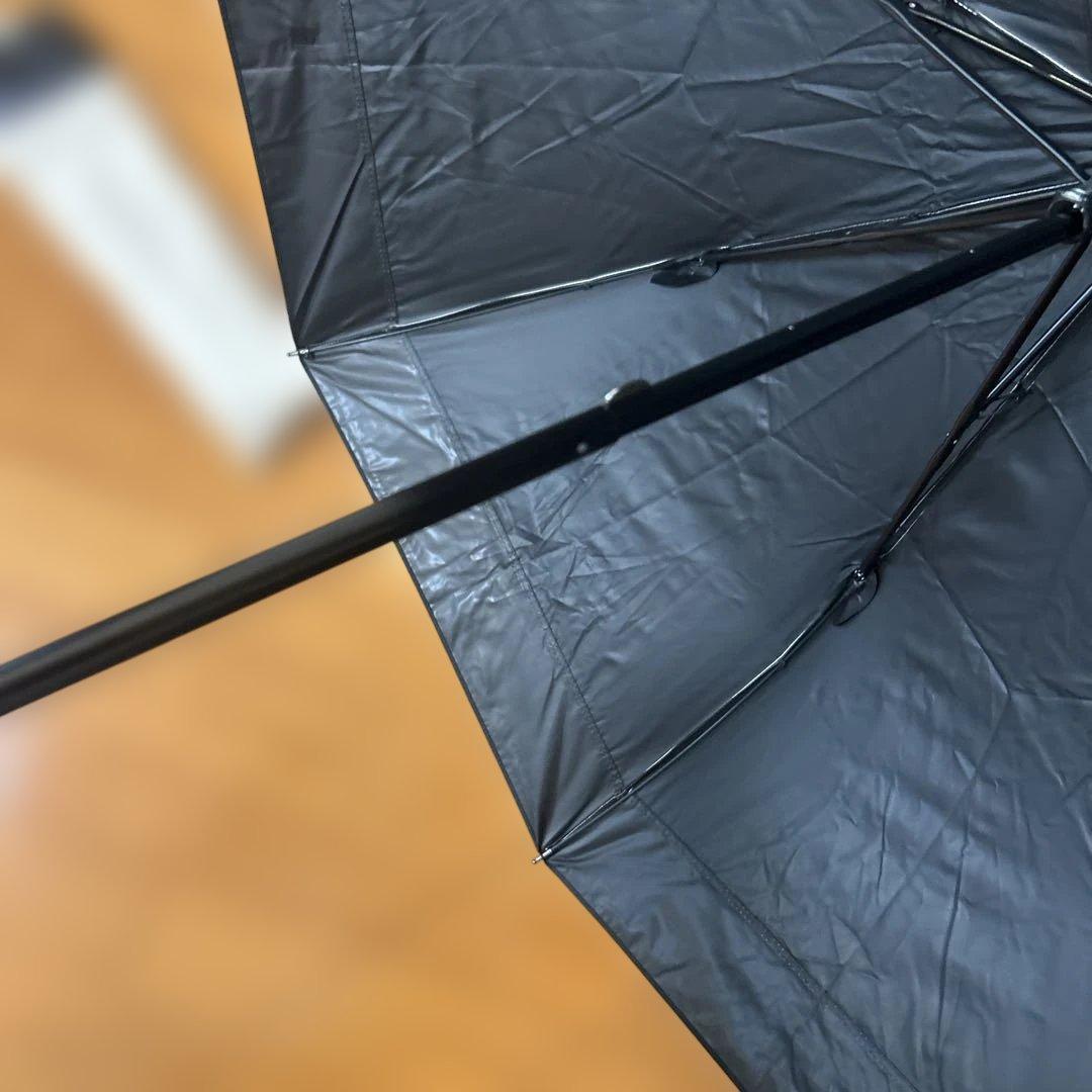 芦屋ロサブラン　日傘　２段折　ミドル　コンビ　曲がり手元　大きめ　簡単開閉