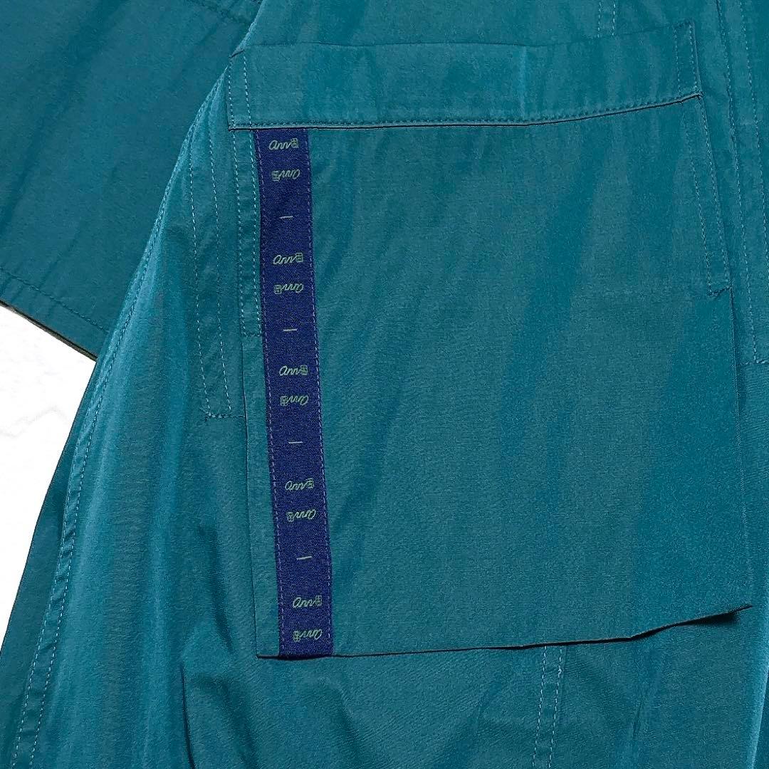 ✨美品✨ann吉　センソユニコ　リバーシブル　コート　ステッチ　ロング　ナイロン