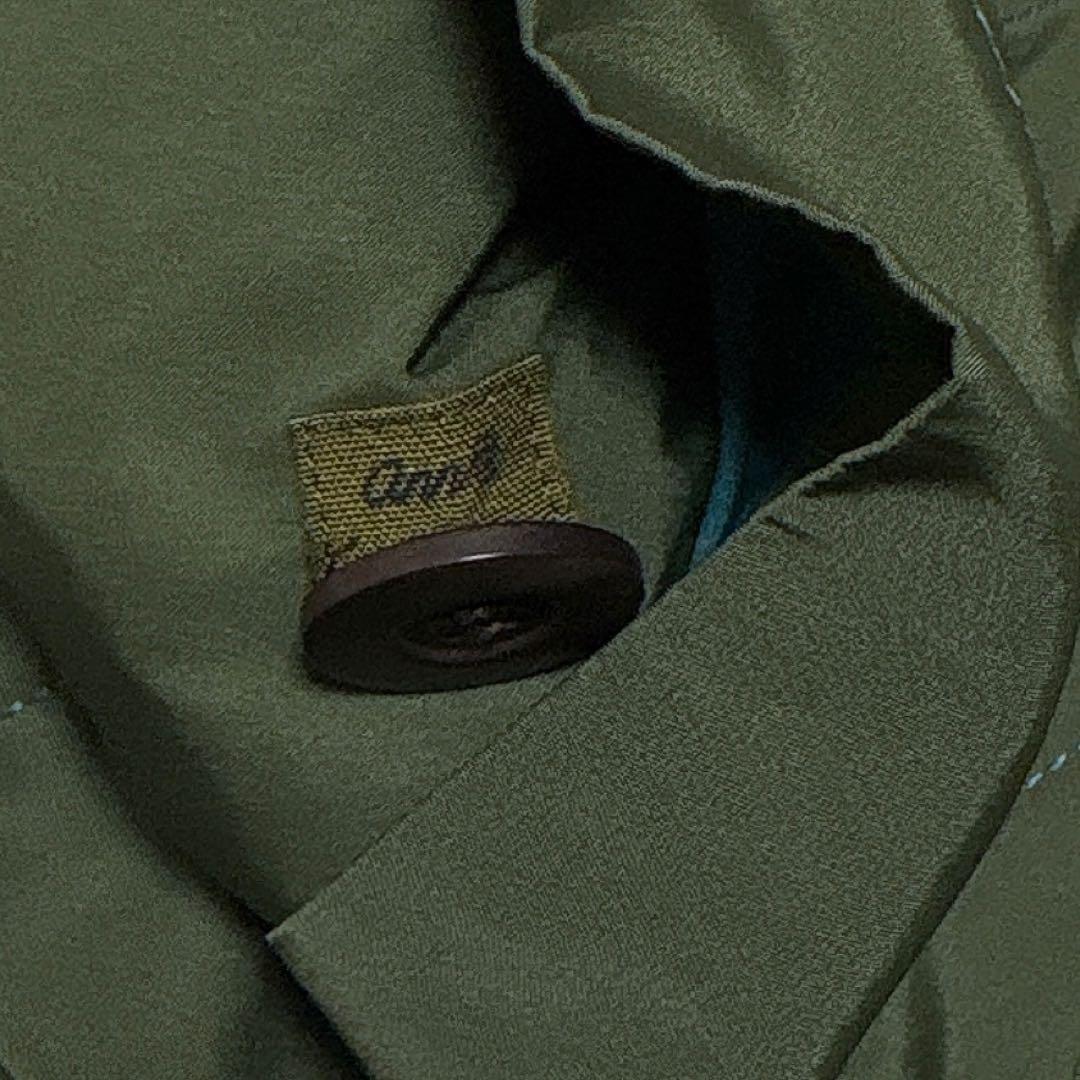 ✨美品✨ann吉　センソユニコ　リバーシブル　コート　ステッチ　ロング　ナイロン