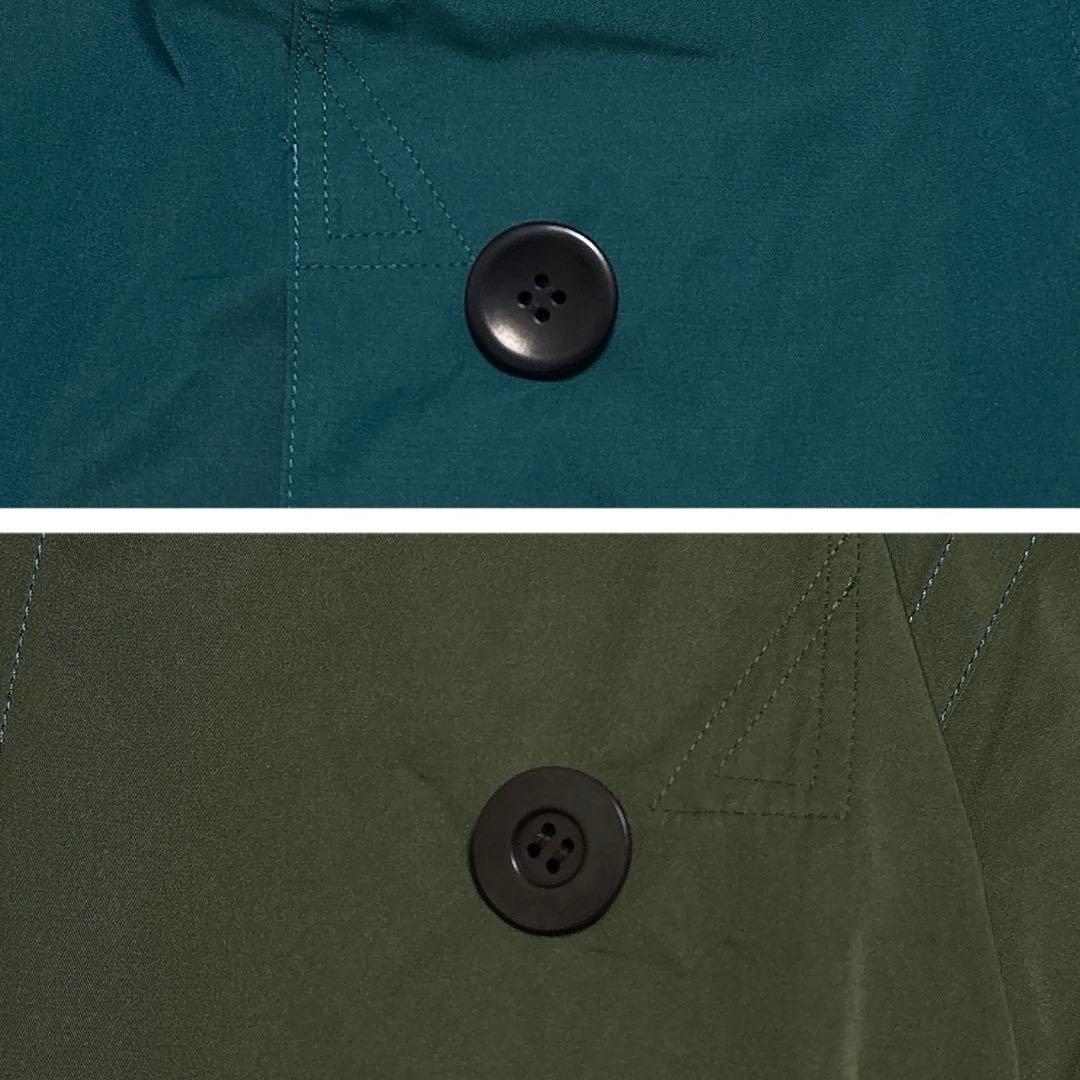 ✨美品✨ann吉　センソユニコ　リバーシブル　コート　ステッチ　ロング　ナイロン