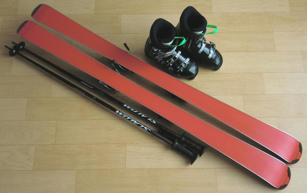 ■■11月限定■送料無料■STREULEジュニア用スキーセット140/24.5■