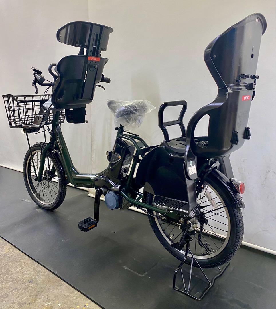 1年保証 送料無料　パナソニック　ギュットアニーズ　カーキ色　電動アシスト自転車