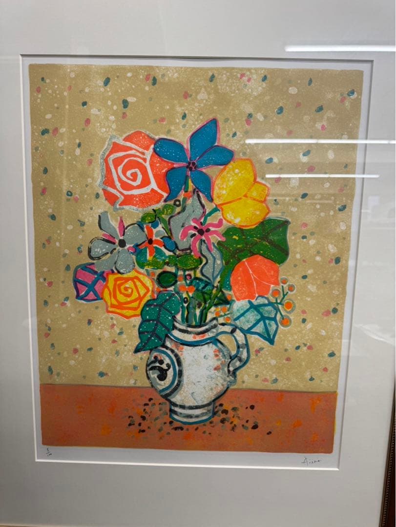 リトグラフ　ポールアイズピリ　PAUL AIZPIRI 直筆サイン　8/100