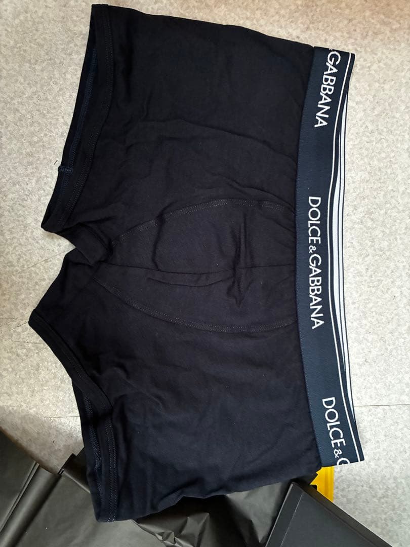 DOLCE&GABBANA ネイビー　ボクサーパンツ ギフトボックス　2枚セット